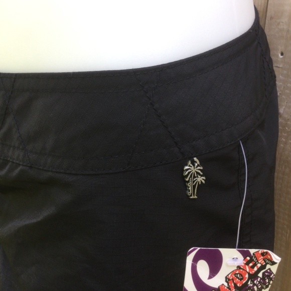 Powder room black cargo board shorts size 5 - Picture 2 of 11